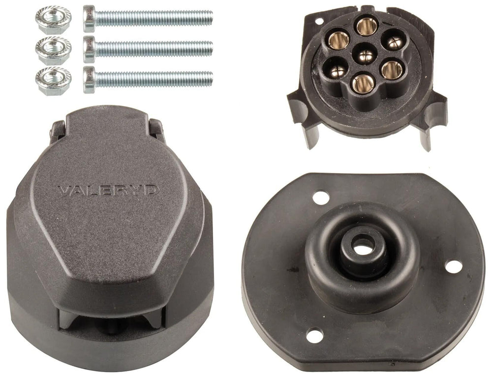 Valeryd steckdose 7-pin socket outlet plastic