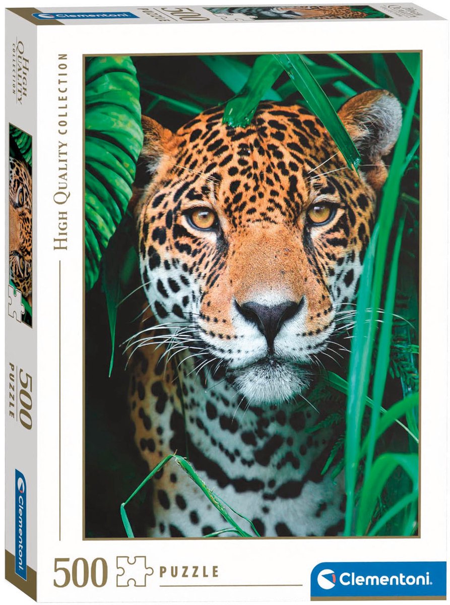 Clementoni puzzeljaguar in de jungle, 500st.