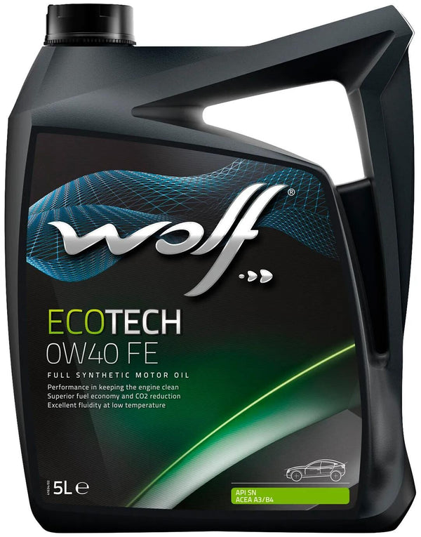 Wolf motoröl ecotech fe motoroil 0w40 5l ecotech fe