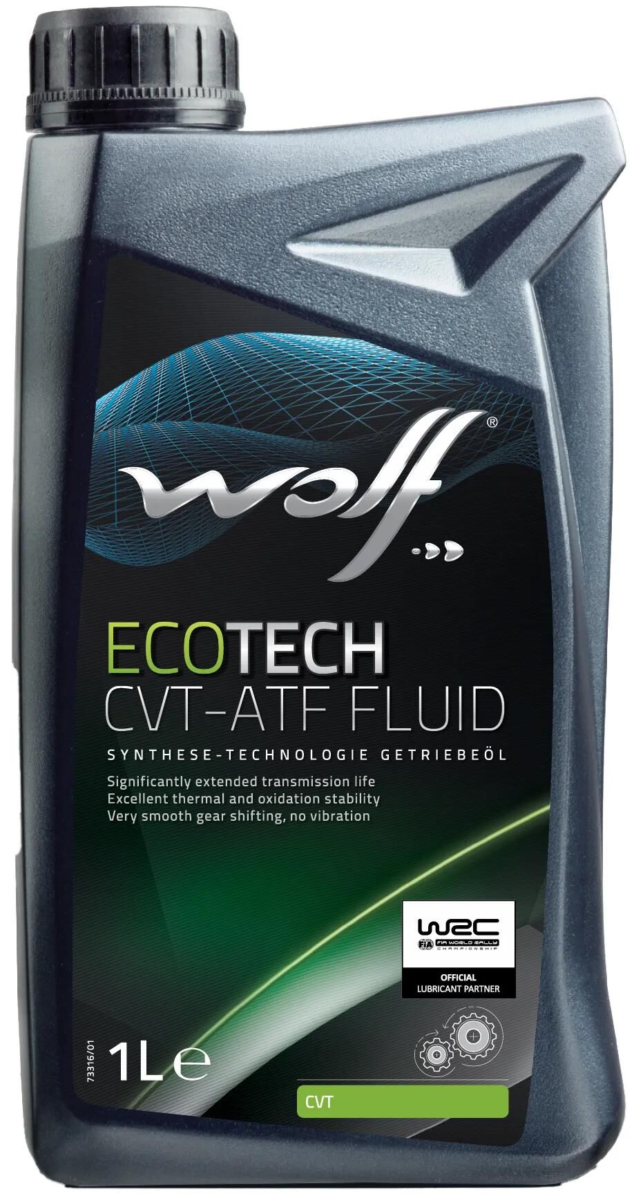 Wolf getriebeöl ecotech cvt-atf fluid gear oil 1 l ecot. cvt-atf