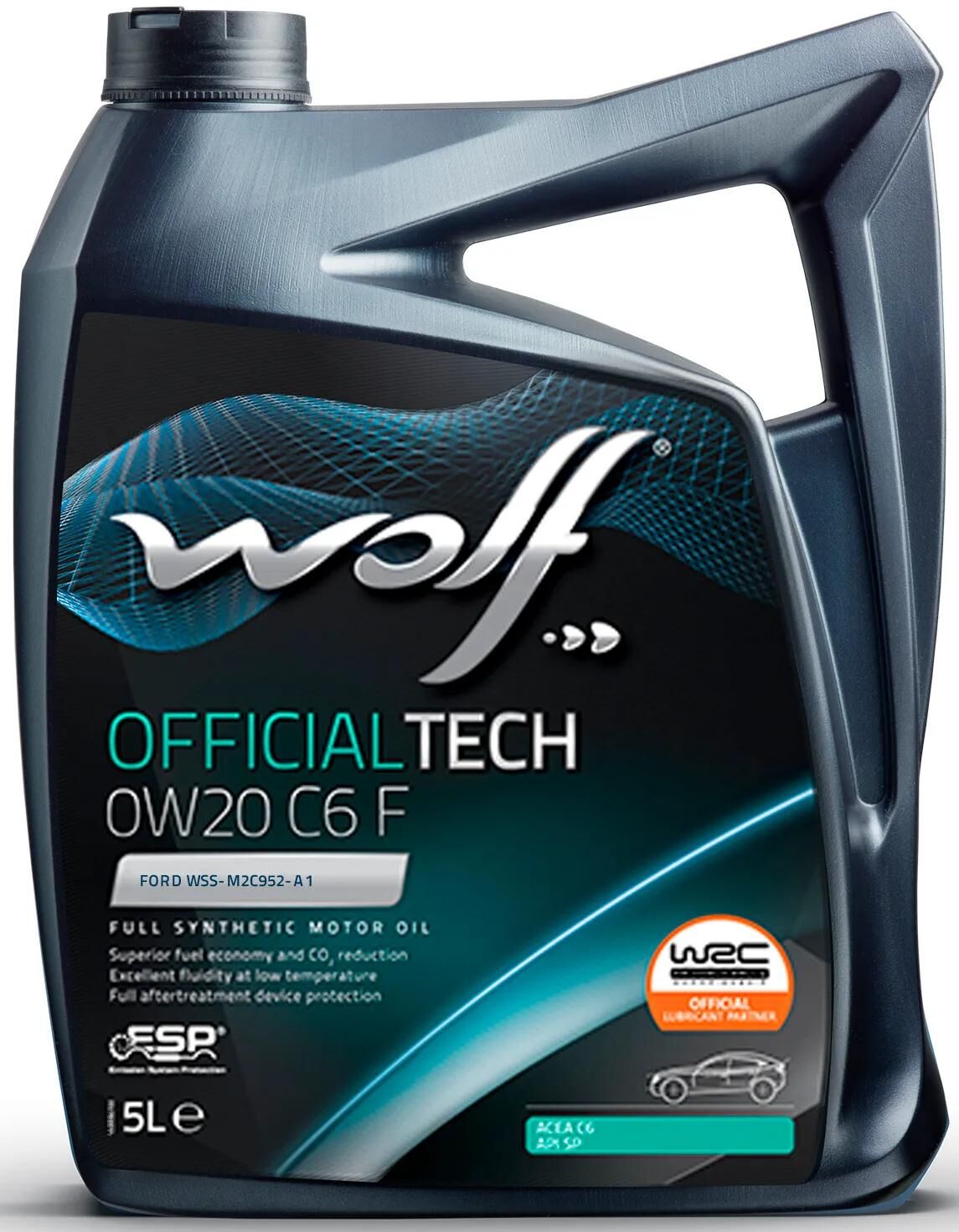 Wolf motoröl officialtech c6 f motoroil 0w-20 5l offic.tech c6f