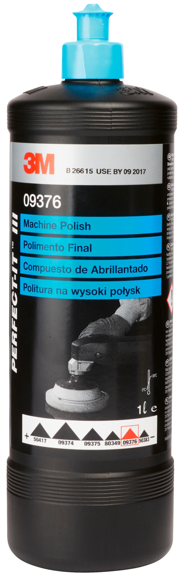 3m polijstpasta perfect-it iii . high gloss polish 1 ltr. perfect-it iii 09376