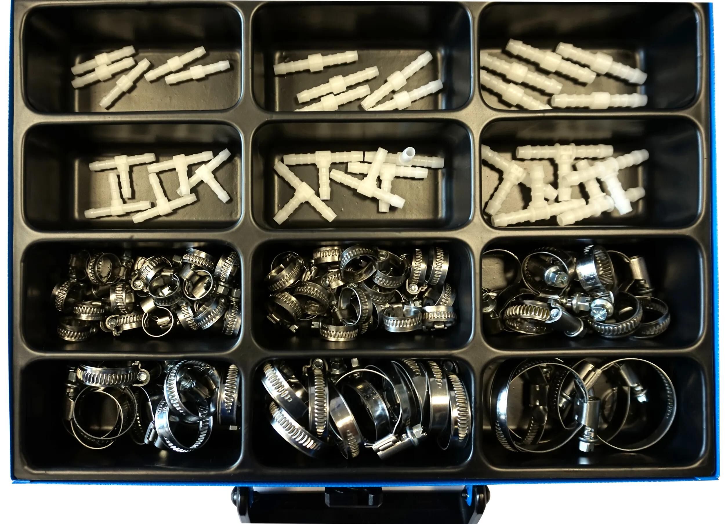 Dresselhaus schlauchschellensortiment sort. clamps+connectors