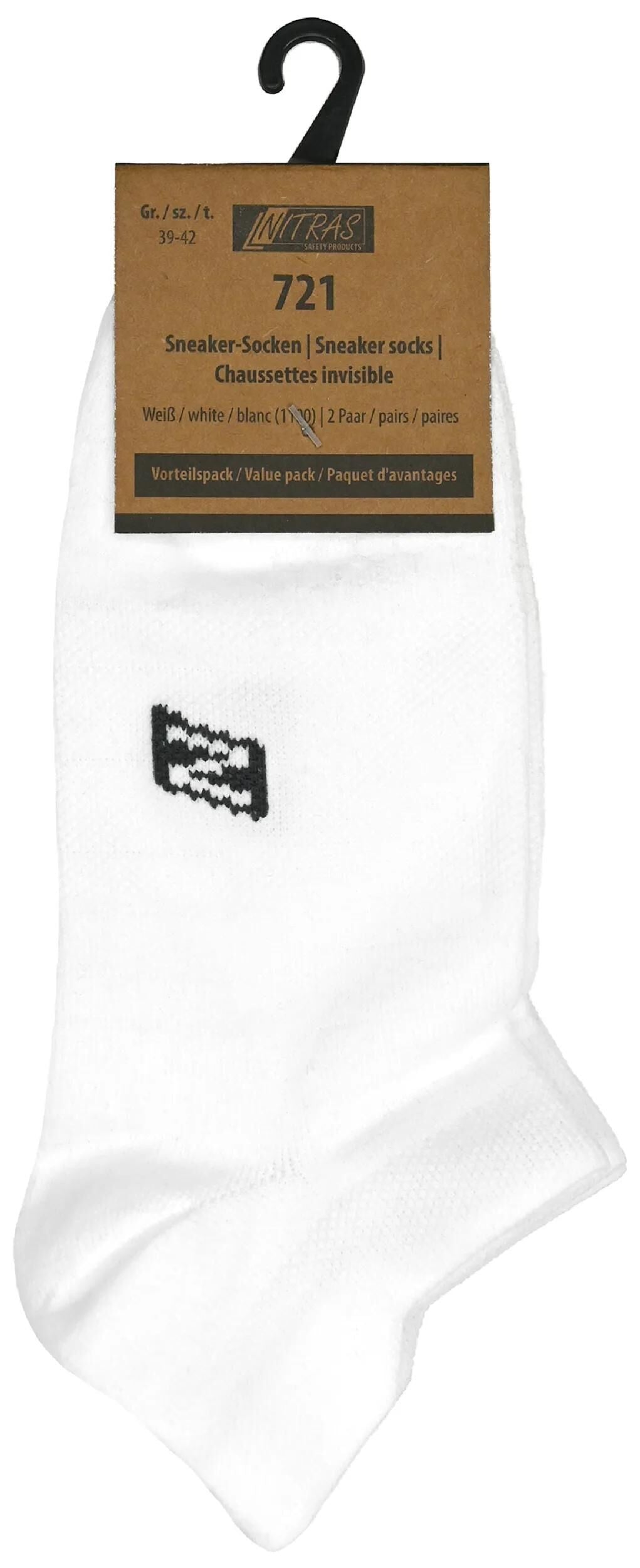 Nitras safety socken sneaker sneaker-sock.we gr.43-46 nitras 1pk with 2 pairs