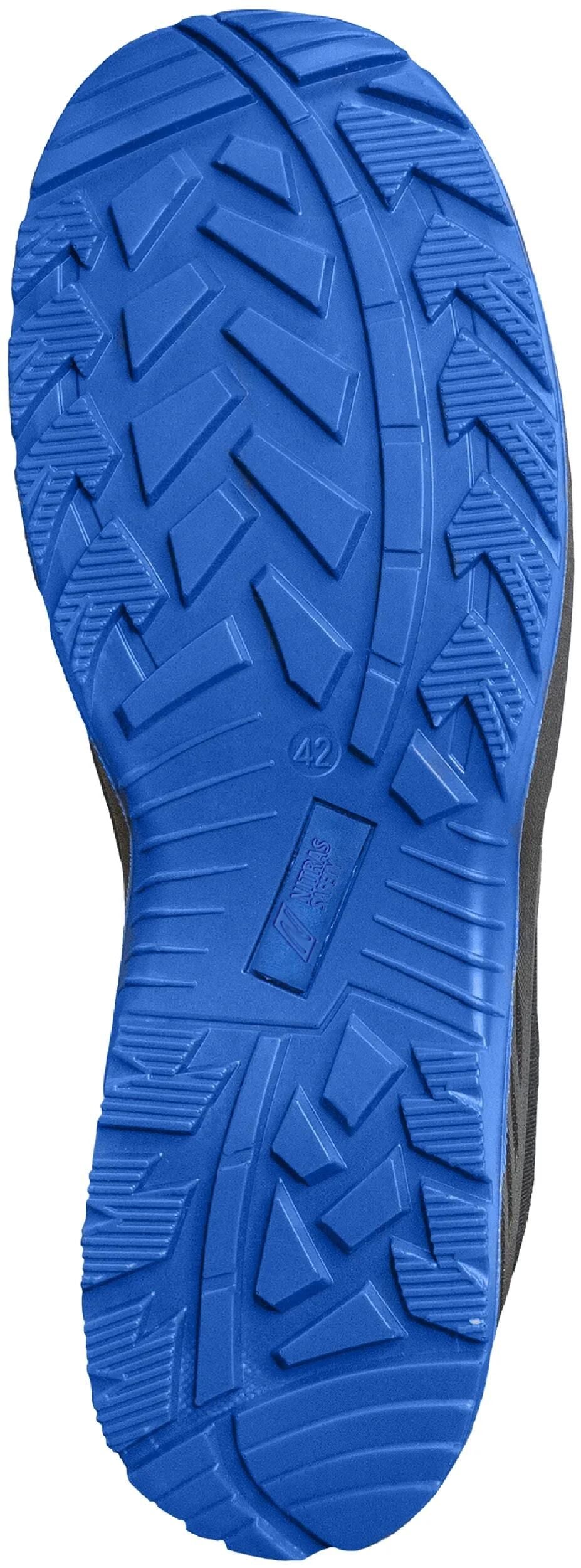 Nitras safety halbschuh solid step safety shoes gr. 42 solid step mid blue