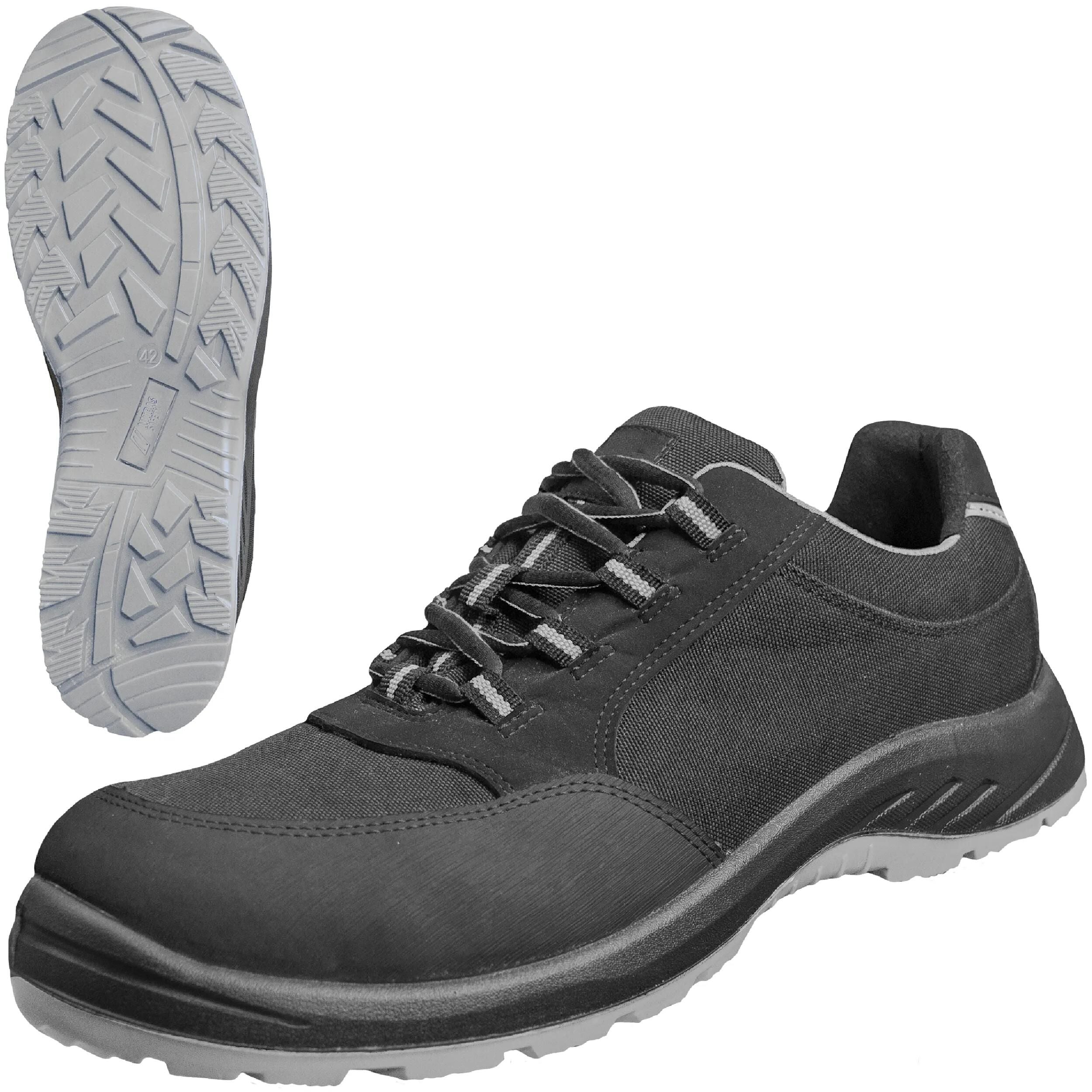 Nitras safety halbschuh solid step safety shoes gr. 40 nitras solid step gray