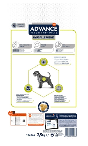 Advance Veterinary dieet hond hypoallergeen