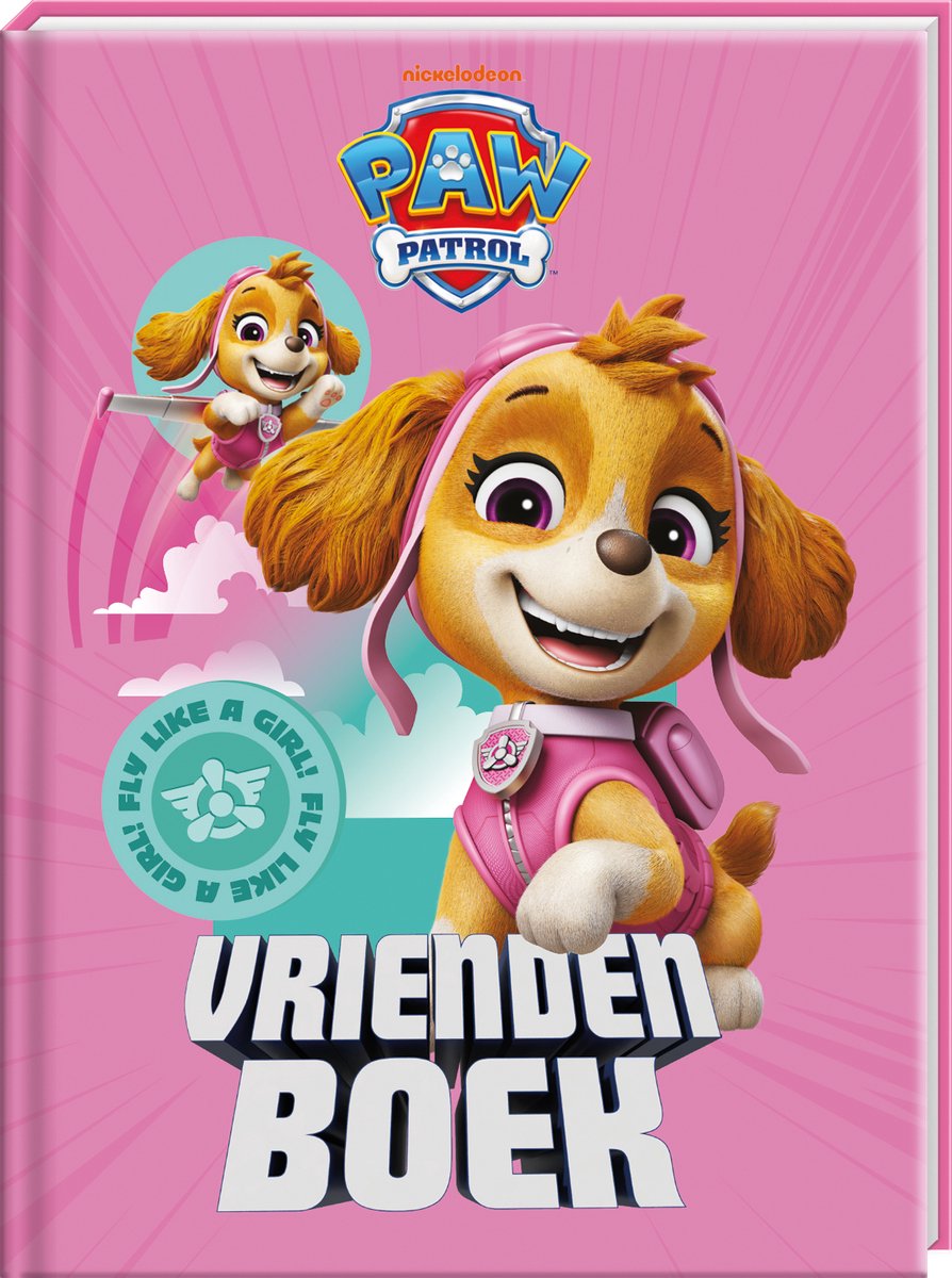 Paw patrol vriendenboek - girl pups nieuw