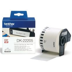 Continu papiertape etikketen brother 62x30,48mm