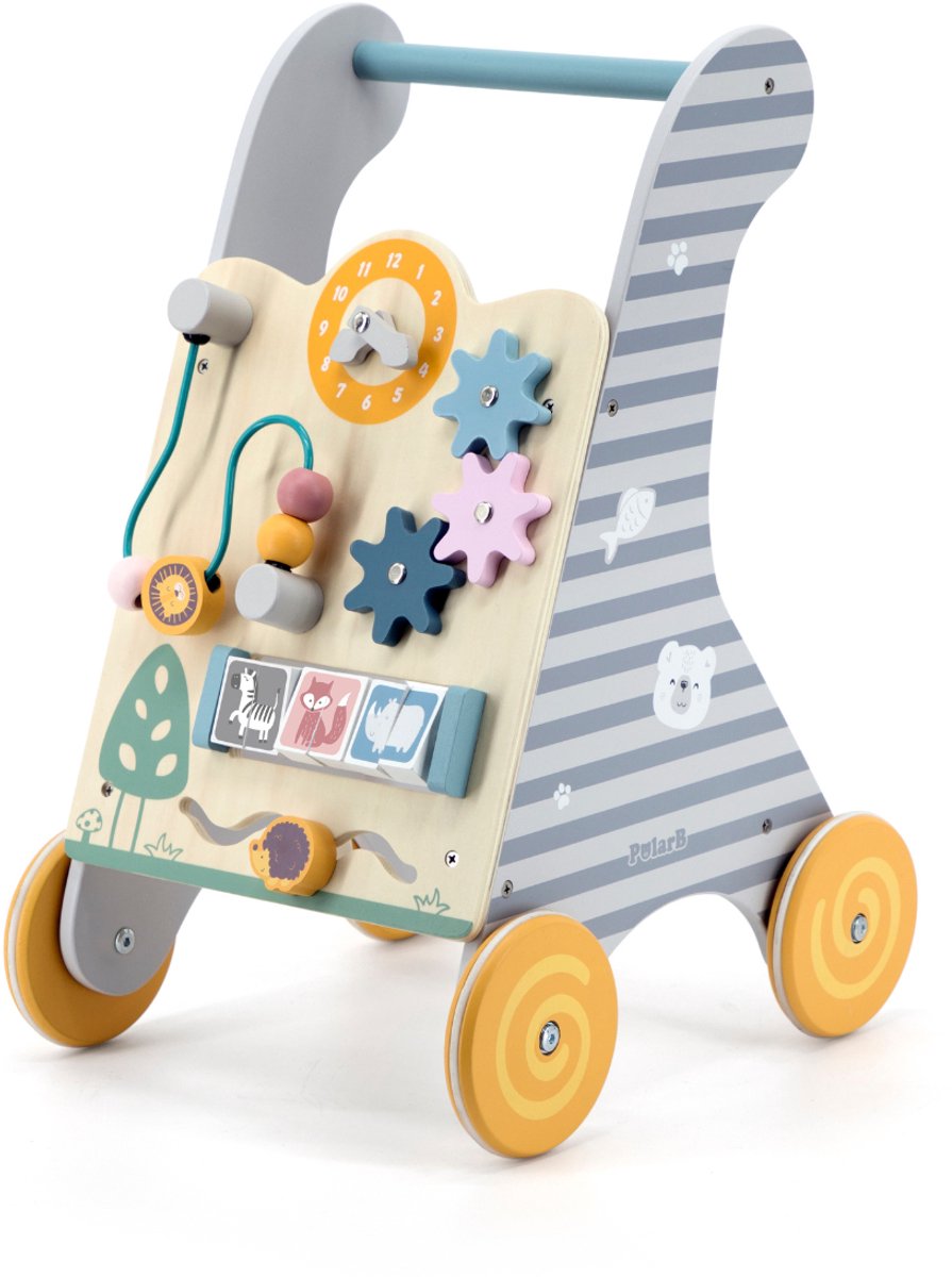 Polarb activity walker houten loopwagen 44028