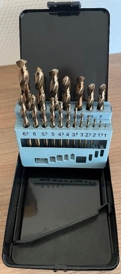 Pro set speciaalboren drill bit set hsco-cobalt fiset 1.0-10.0