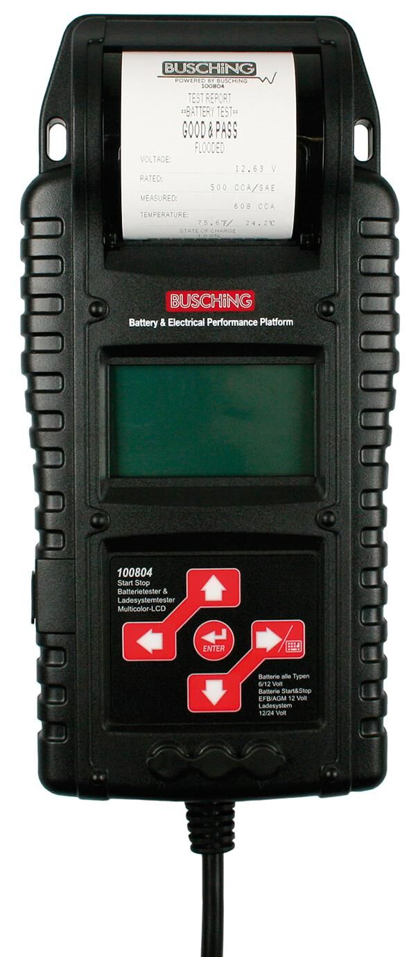 Busching accutester 100804 start stop batt. ladesys. multicolor lcd