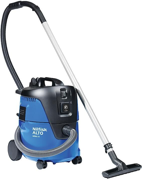 Nilfisk nat droog stofzuiger aero 21-21 pc uit de blue line vacuum cleaner aero 21-21