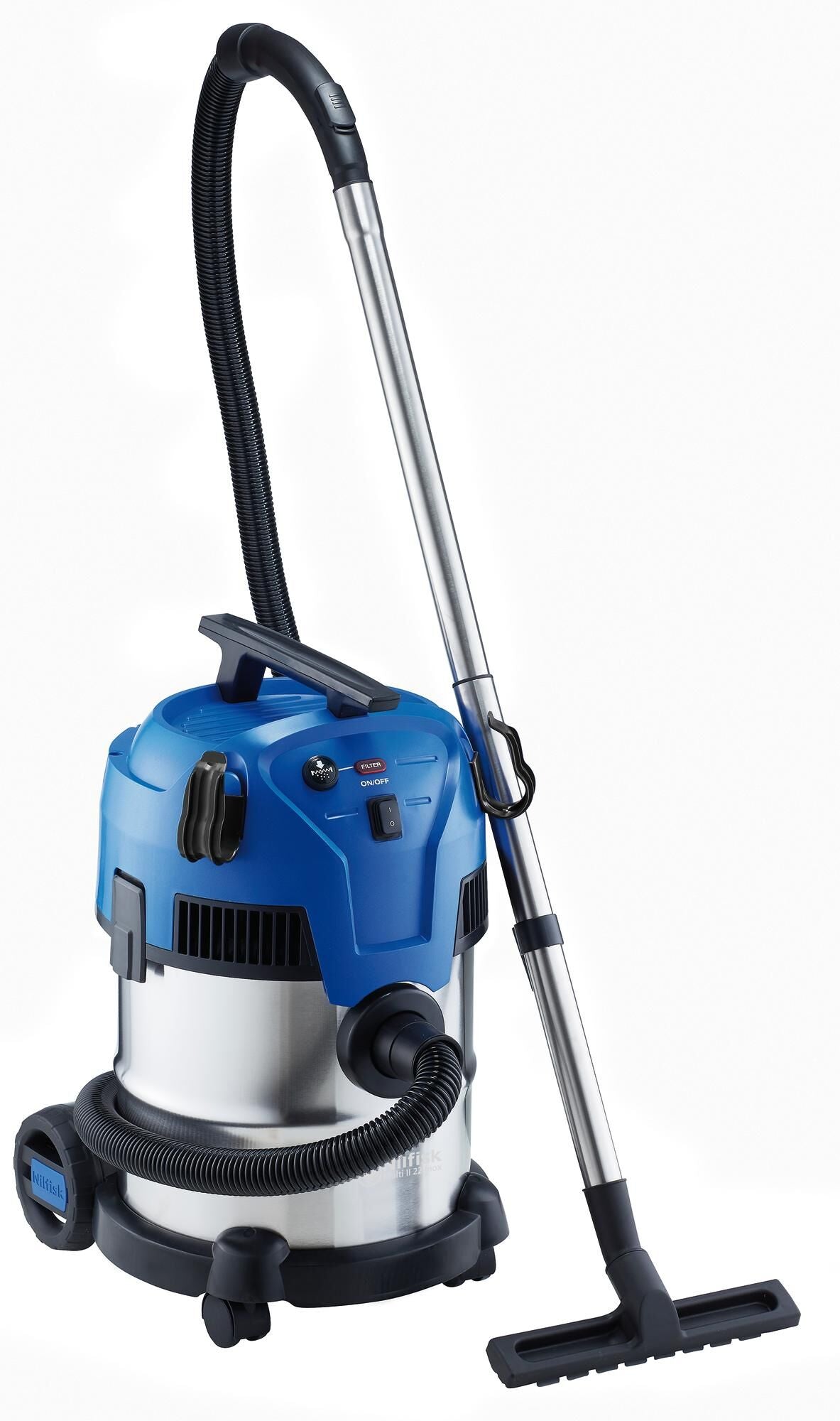 Nilfisk blue line nat droog stofzuiger multi ii 22 inox eu . vacuum cleaner multi 2-22 inox