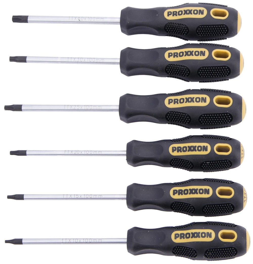 Proxxon schraubendrehersatz flex dot screw driver sets 6-te. torx