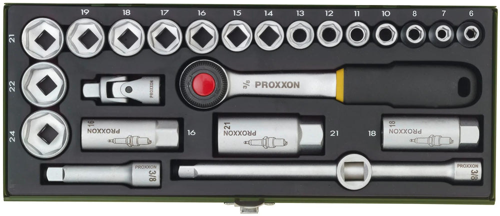 Proxxon steckschlüsselsatz socket wrench set 24-t.