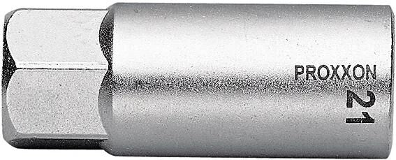 Proxxon zündkerzen-steckschlüsseleinsatz 1 2 end plug insert 21 mm