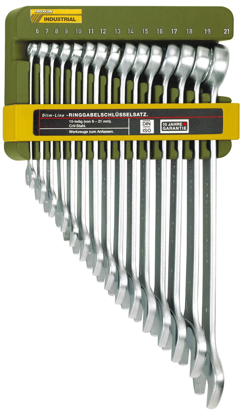 Proxxon ringmaulschlüsselsatz slimline ring mouth key set 15-piece