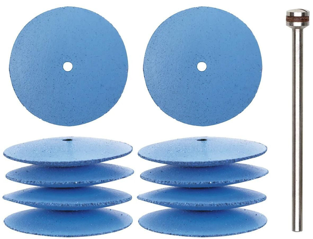 Proxxon set polijststiften silicone polishing disk lens 22mm 10pcs