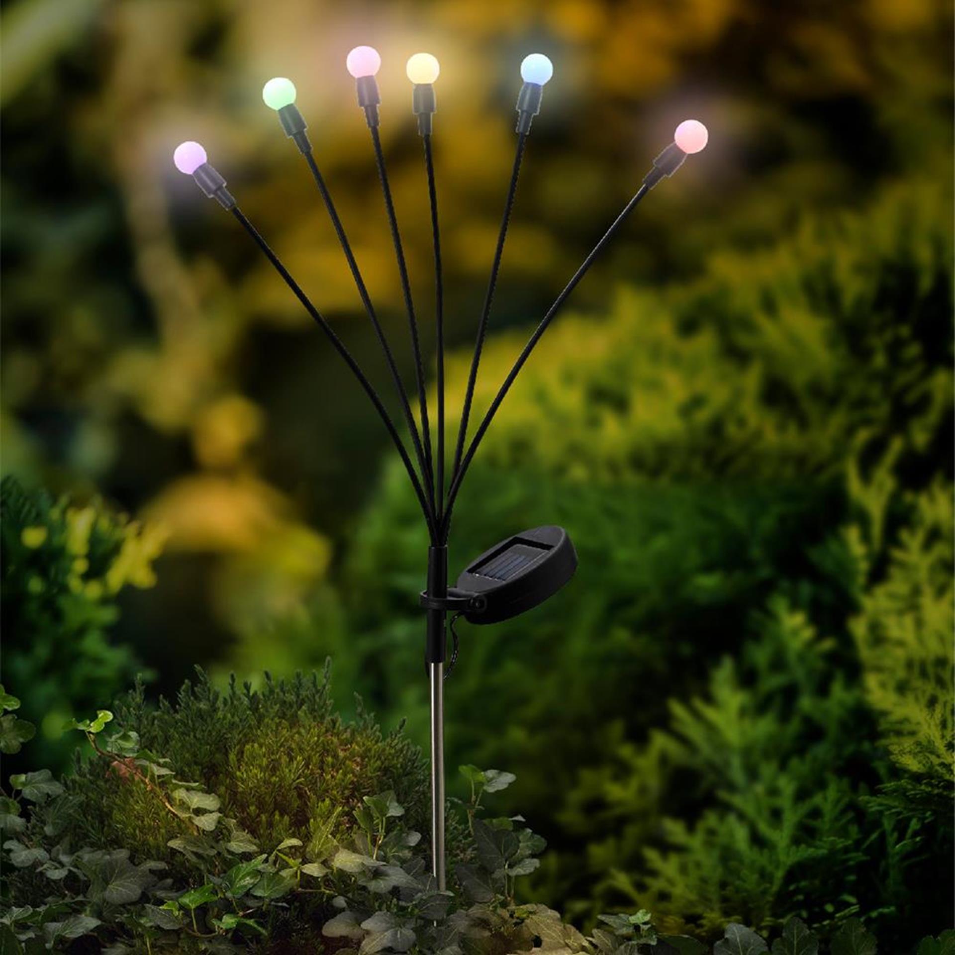 Lumineo solar tuinsteker multi h70cm firefly