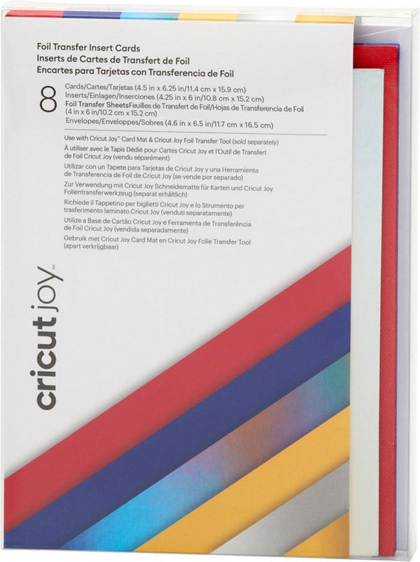 Cricut joy insert cards foil celebration a6