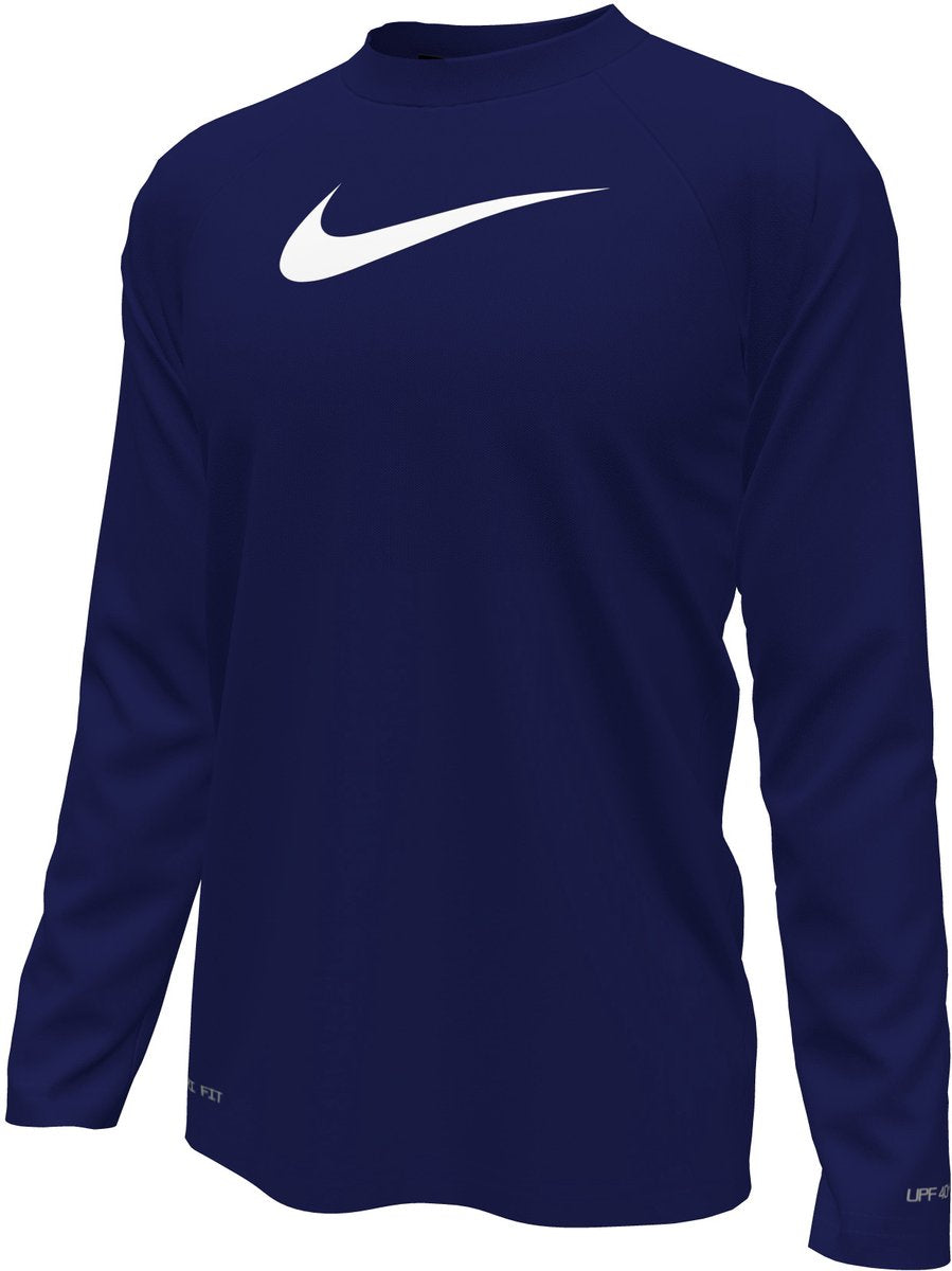 Nike swim hydroguard essential ls zwemshirt junior - maat 140