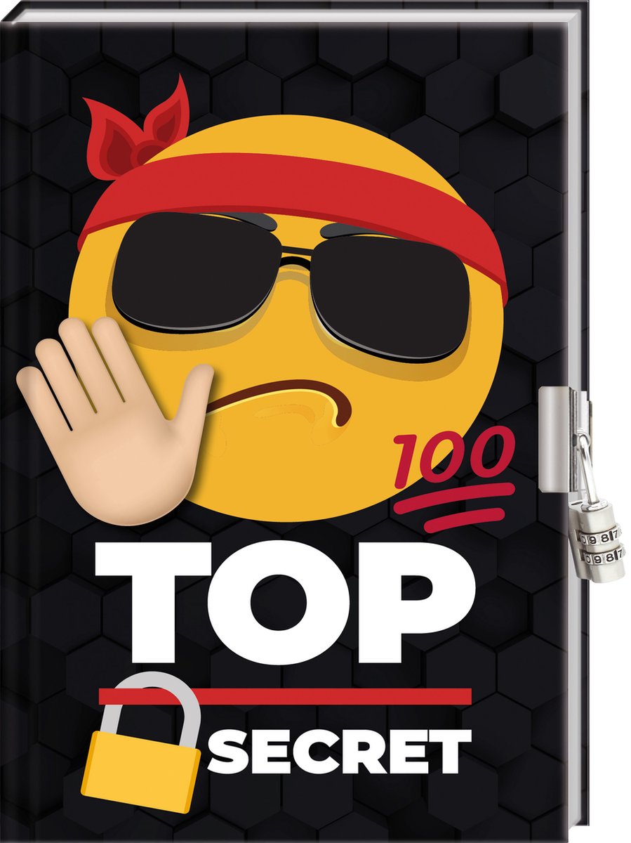 Interstat top secret dagboek met cijferslot