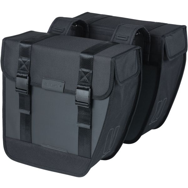 Basil Tour dubbele fietstas - 28L - zwart