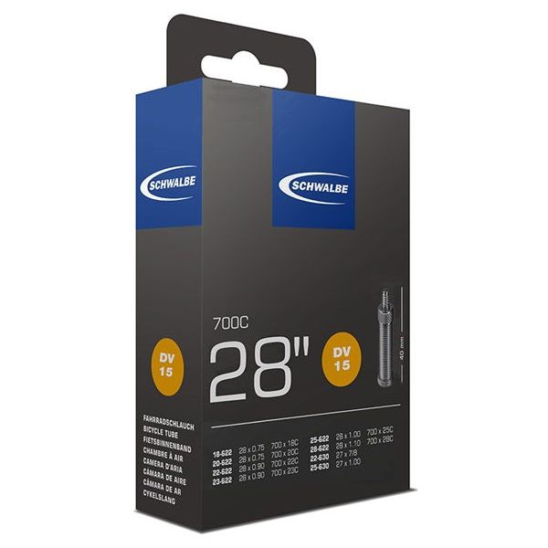 Schwalbe Binnenband dv15 28 inch race 18 25-622 dv 40 mm