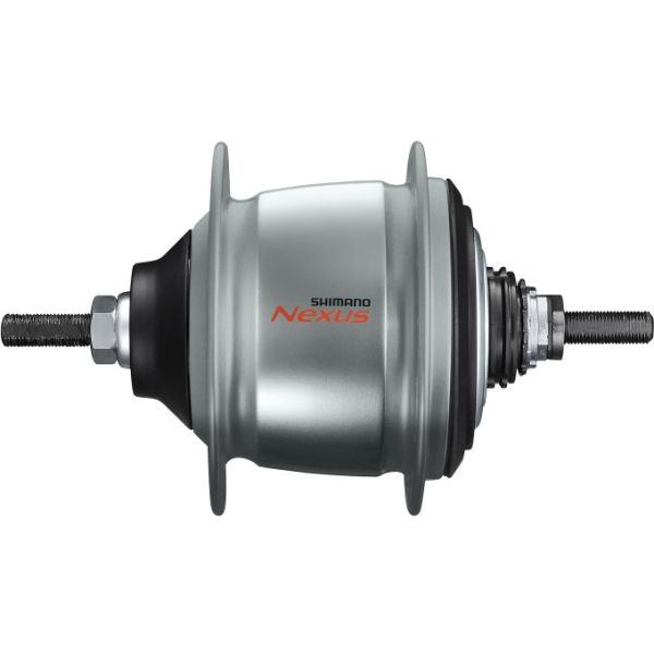 Shimano versnellingsnaaf nexus 8 premium sg-c6011 - velgrem rollerbrake - 36 gaats - zilver