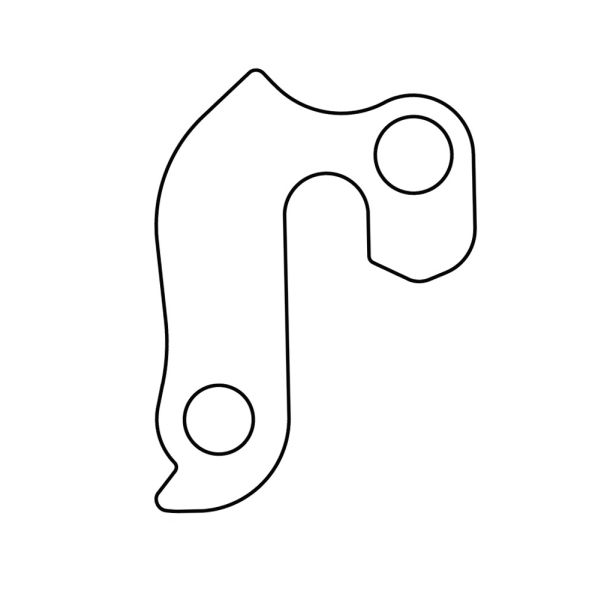 Union derailleurpad GH-120 met schroefset M8x0.75