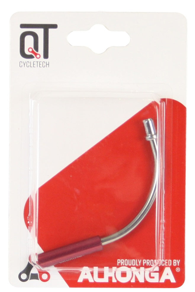 Qtcycletech qt v-brake bochtje inox 90° power modulator blister