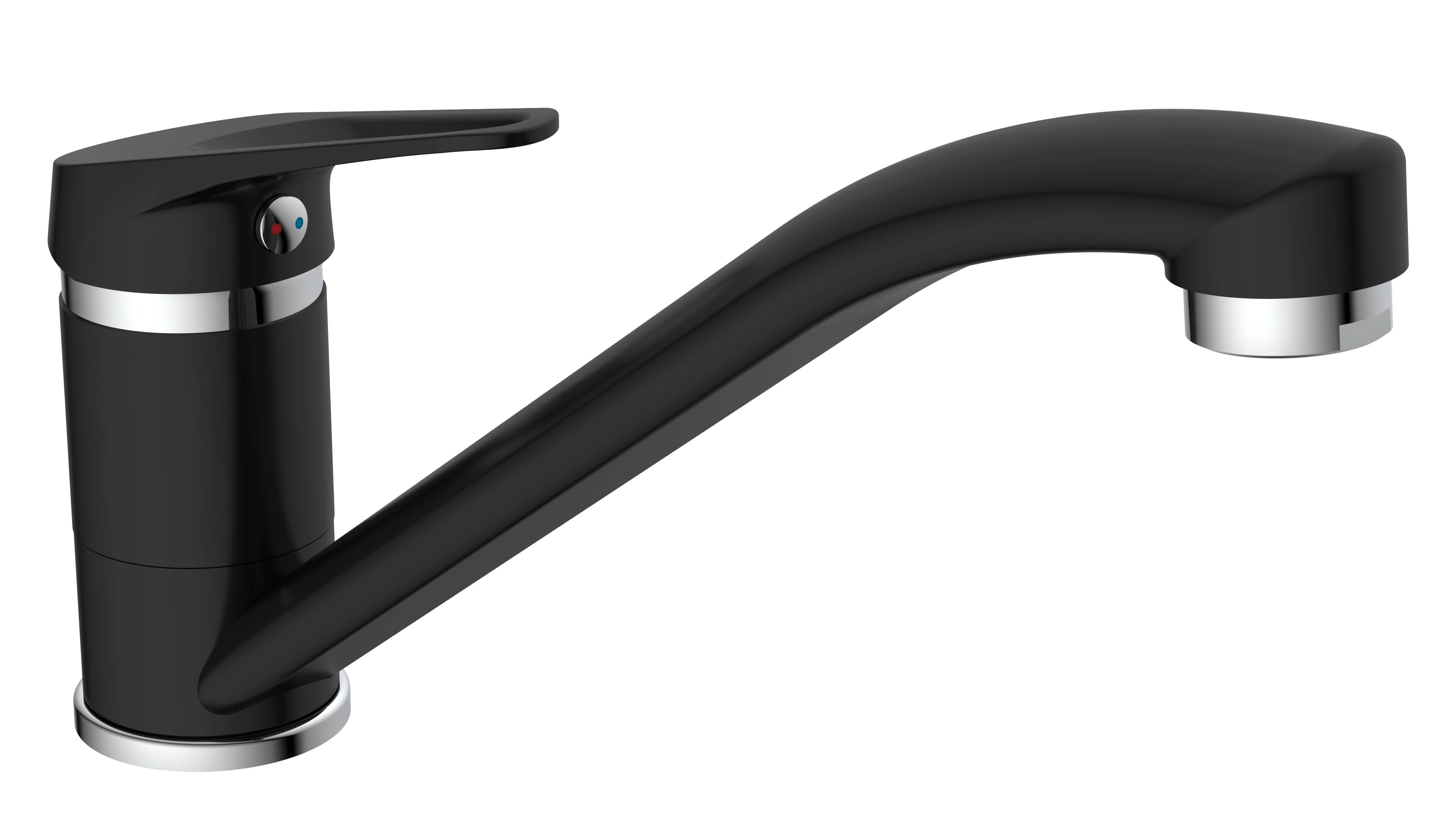 Ngk eisl speed meraan keuken | zwart-chroom - ni182scr-b - ni182scr-b