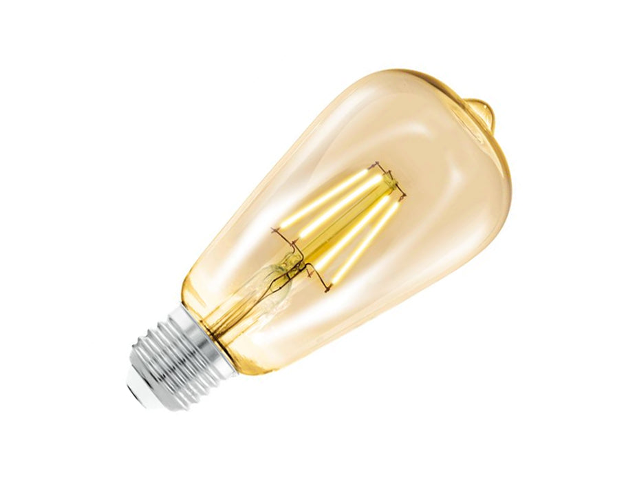 Eglo Ledlamp E27 220 lm ST64 Rustiek Amber 2200K