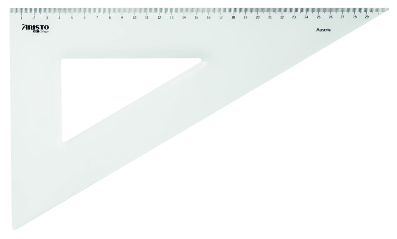 Aristo ar-23630 driehoek 30cm 60° 30° geocollege