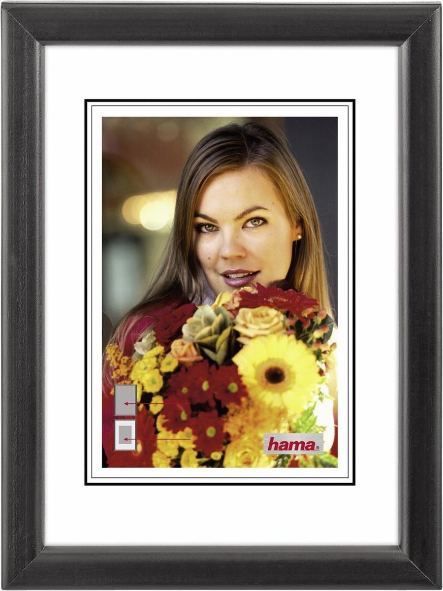 Hama bella zwart 20x30 action hout 31681