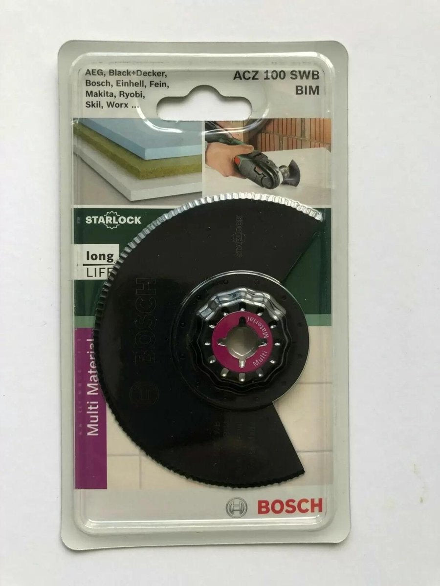 Bosch bim gekarteld segmentblad, 100mm