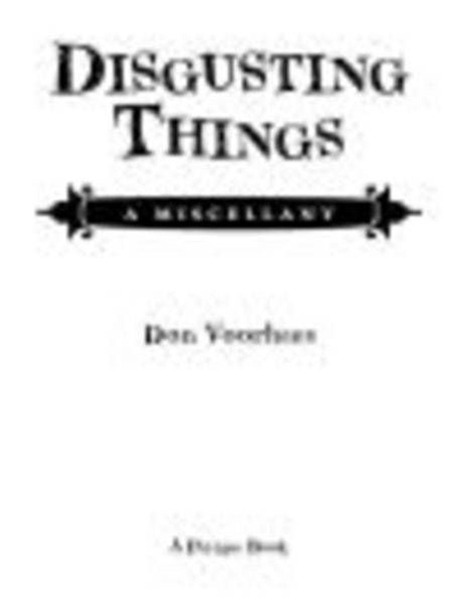 Disgusting things