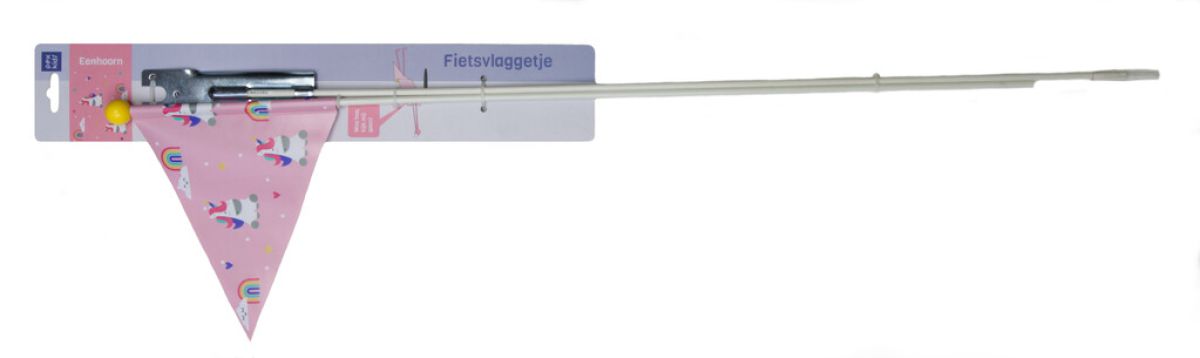 Beveiligingsvlag Pexkids Unicorn Pink met eenhoornprint