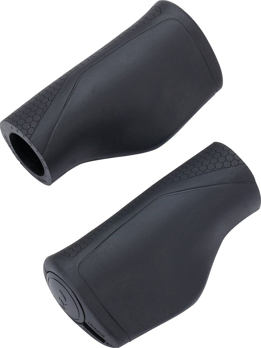 Bbb cycling ergonomische fiets handvatten mamba - fiets handvaten e-bike stadsfiets - geschikt voor draaiverstellers - 92mm + 92mm - zwart - bhg-102