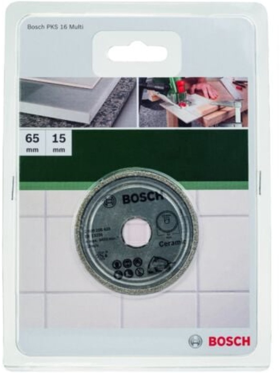 Bosch diamant zaagblad ø65x15mm - voor pks 16 multi
