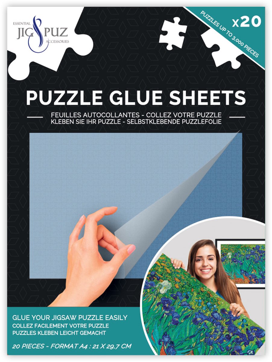Jig puz puzzel puzzel-klebefolie voor 3000 stukjes - zelfklevend vel.