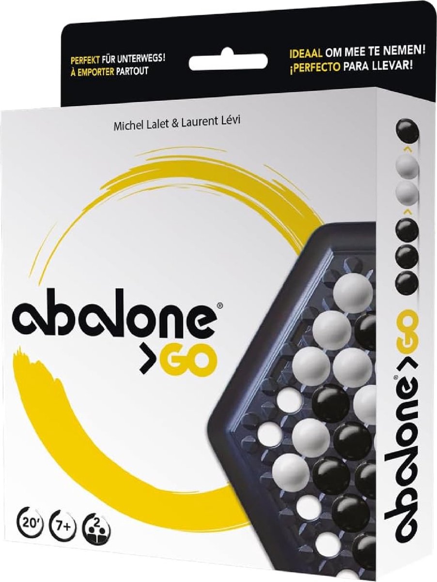 Asmodee abalone go reisspel - 2 spelers - strategisch spel