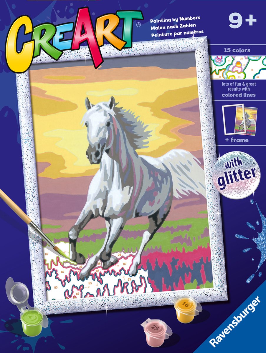 Ravensburger CreArt Paint by Numbers - Horse at Sunset