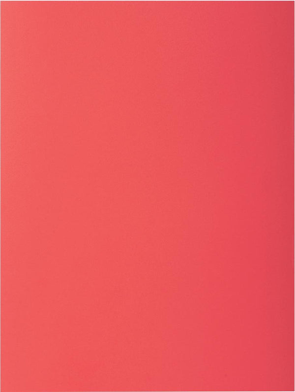 Exacompta rock''s 80 - pak van 100 inlegmappen 22x31cm voor a4 - rood - 800012e