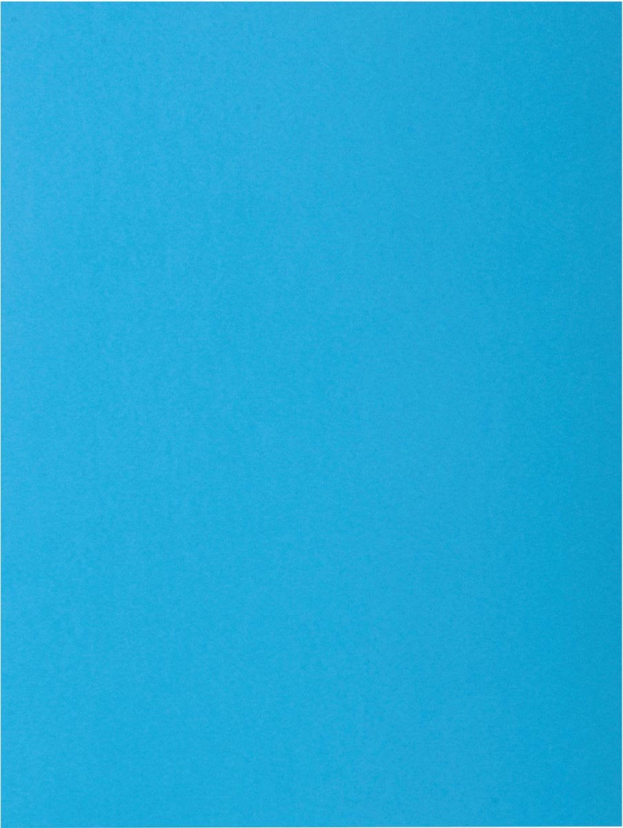 Exacompta rock''s 80 - pak van 100 inlegmappen 22x31cm voor a4 - blauw - 800019e