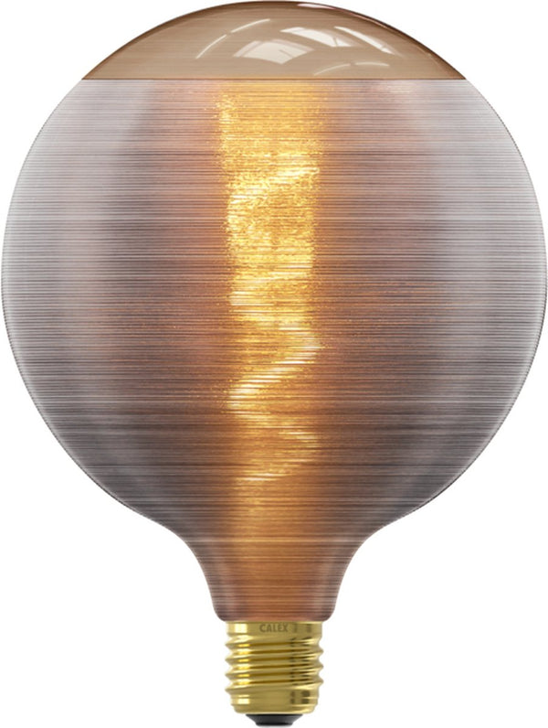 Calex silk series led lamp - g125 - grijs - e27 - 4w - dimbaar