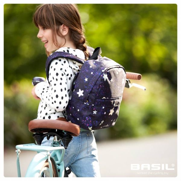 Sac à dos vélo Basil Stardust 8 litres 26 x 15 x 29 cm - morelle