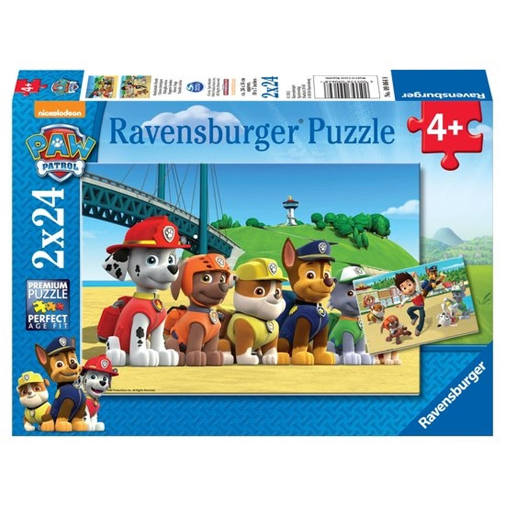 Ravensburger Paw Patrol Brave Pups Jigsaw Puzzle 2x24 Pieces