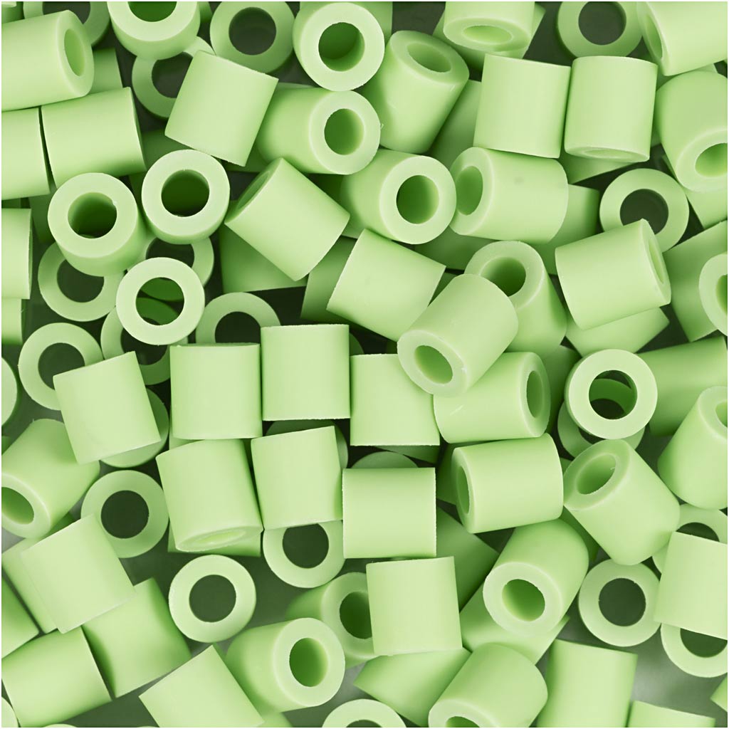 Creativ company nabbi biobeads 5x5mm pastel groen - 1000st.